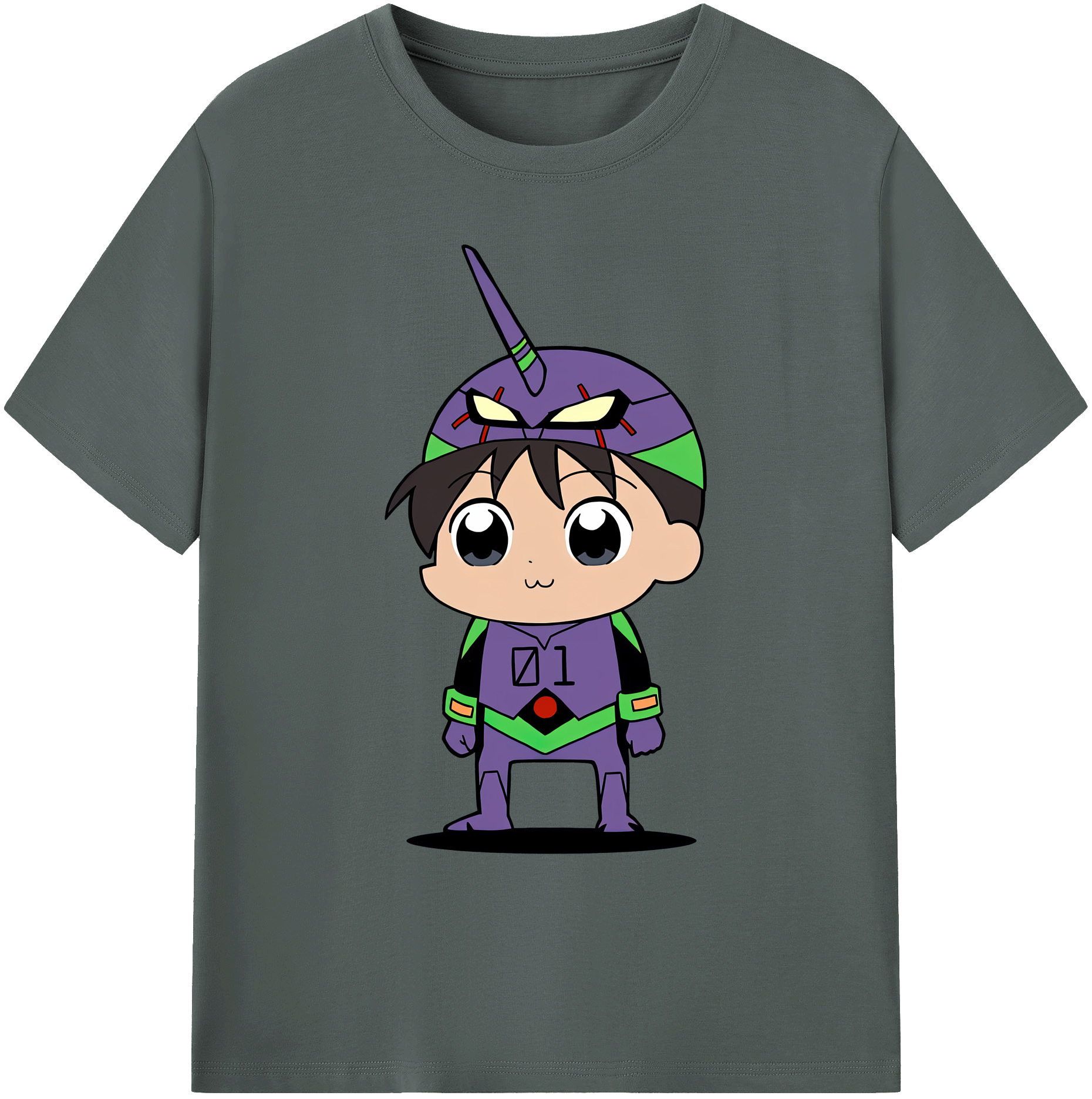 （画像用） EVA 新世紀エヴァンゲリオン 綿100％ メンズ半袖Tシャツ｜肌触りやわらか＆通気性
